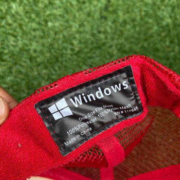 Microsoft Windows Snapback Trucker Hat - Picture 4 of 4